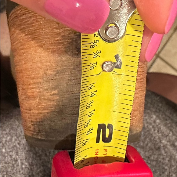 Latigo Tan Kick Woven Split Shaft Booties Blocked Heel. Sz 6M Leather. 2 Inch - Picture 13 of 13